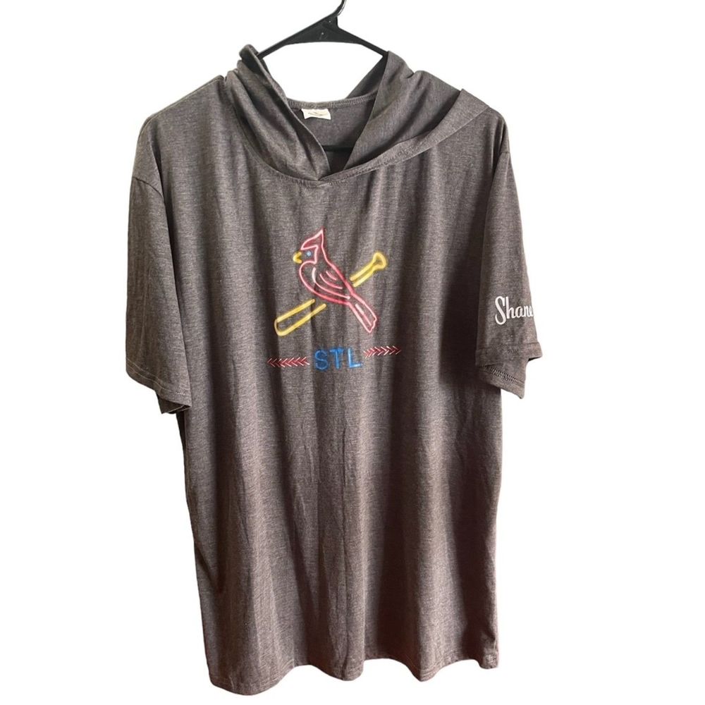 St. Louis Cardinals Baseball SGA Game Giveaway Hooded T-Shirt Adult Size XL